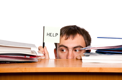 Businessman solutions the problem